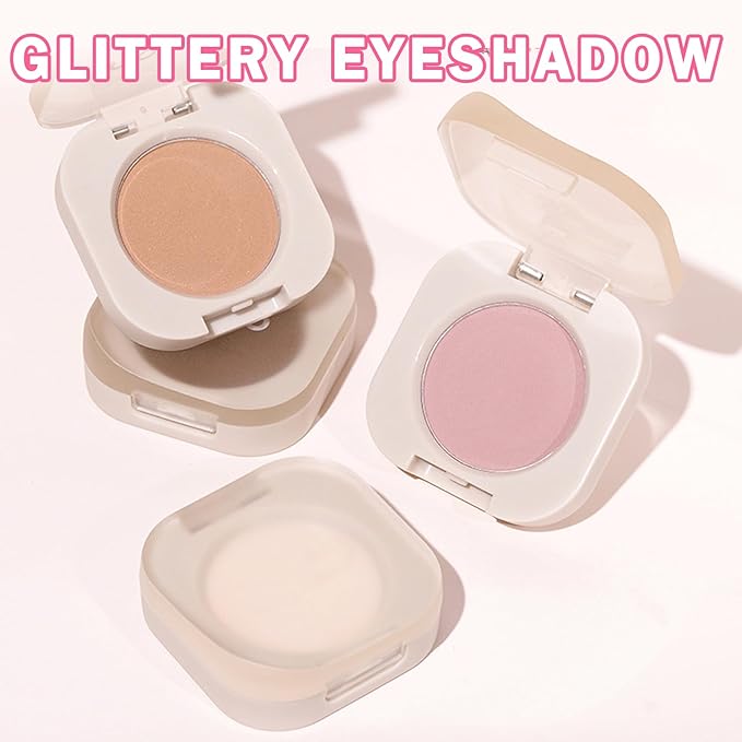 Rose Pink Matte Eyeshadow, Ultra Fine Lightweight Powder, Multiuse Blendable Makeup, High Pigment, Daily Warm Tone Eyeshadow (03 Mist Rose)