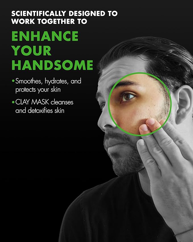 Tiege Hanley 90 Day Large Skin Care Set for Men, Advanced Routine, System Level 2, Daily Face Wash, Facial Scrub, Two Moisturizers, and Eye Cream for Healthy Skin, Men’s Skin Care, 5 Piece Kit