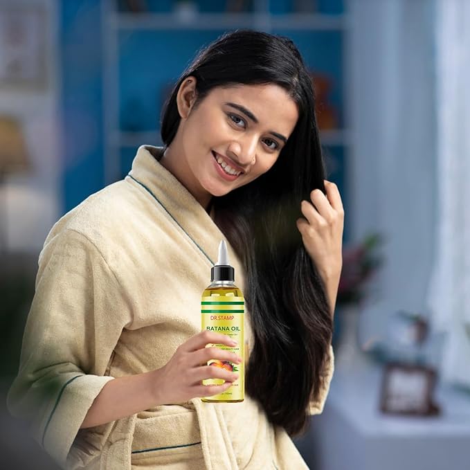 Batana Oil for Hair Growth & Scalp Care – 4-in-1 Liquid Batana Oil with Rosemary, Castor & Pumpkin Seed Oil – Strengthens, Moisturizes & Revitalizes Dry, Damaged Hair (1 Pack)