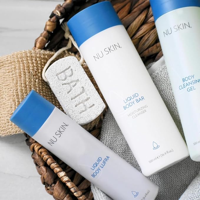 Nu Skin Liquid Body Bar | Moisturizing Cleanser for Soft, Refreshed Skin | Gentle Body Wash with Light, Invigorating Fragrance | 16.9 oz | 2 Pack