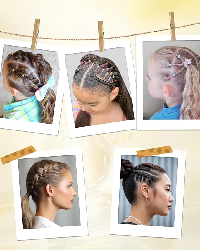 Samnyte Wax Stick for Hair & Styling Combs 4Pcs, Wigs Slick Edge Control, Teasing Brush Loose Hair, Rat Tail Separation, Finishing Flyaways, 4.58 Ounce, 4