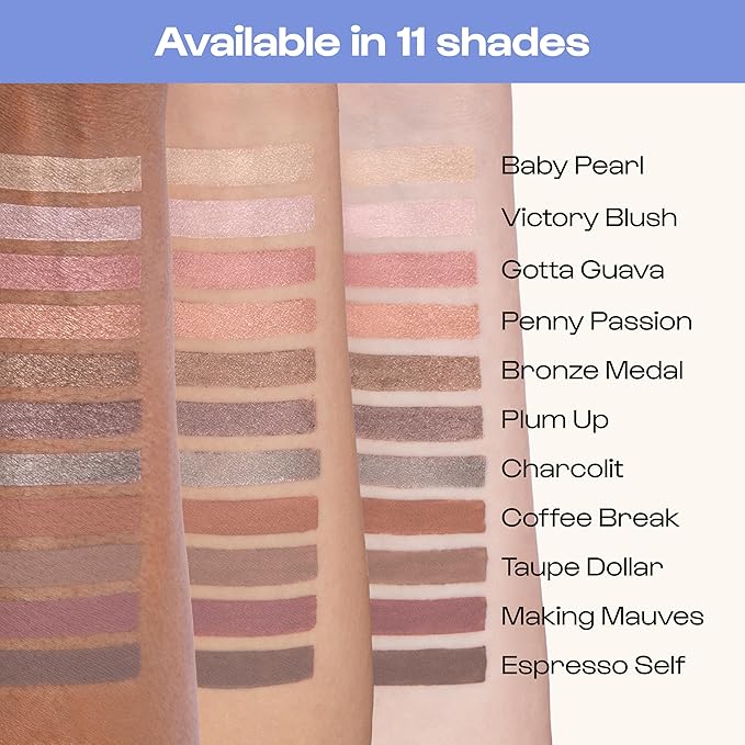 ALLEYOOP 11th Hour Waterproof Cream Eyeshadow Stick – Long-Lasting Eye Shadow Pencil & Eyeliner, Cream to Powder Stick & Highlighter – Smudge-Proof Eyeshadow Shimmer, Baby Pearl Shimmer