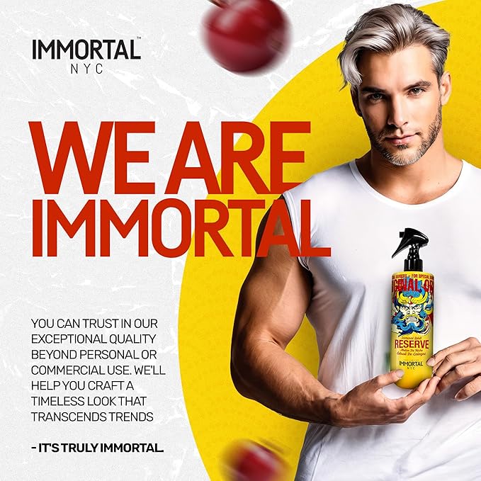 Immortal NYC Reserve Samurai Spirit, After Shave For Men Body/Face 17oz- Moisturizing & Refreshing- Spicy Floral Scent, Men's Cologne