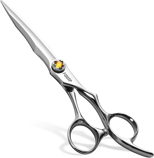 Professional Hair Scissors 6.5” Barber Scissors Japan VG10 Fine Cutting Blades Professional CNC Hair Shears Barber Scissor for Men and Women Haircut Shear Kit