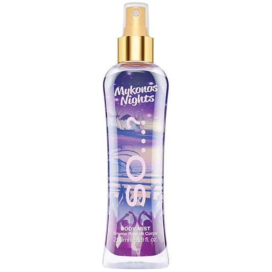 So…? Mykonos Nights Body Mist - Perfume for Women - Fruity, Vanilla Scent - Perfect Gifts for Women - Refreshing Body Spray for Women - 6.9 oz