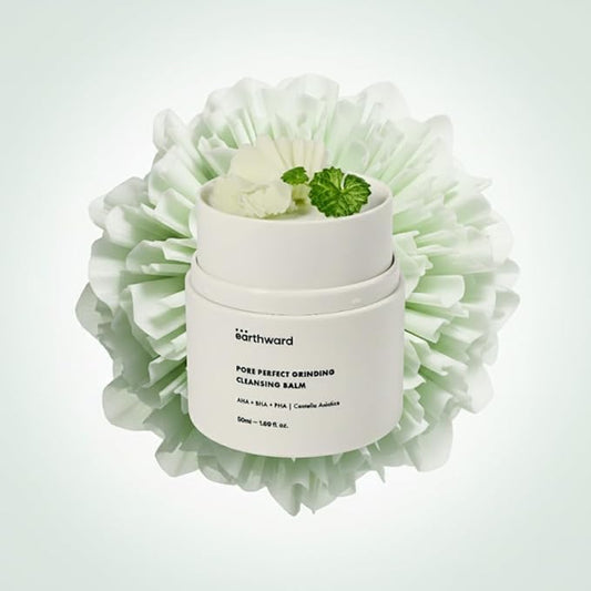 Korean Cleansing Balm – Pore Perfect Grinding Cleanser Balm with AHA BHA PHA, Salicylic Acid & Centella for Deep Makeup Removal, Pore Cleansing, Blackheads, Oil Control & Sensitive Skin Care