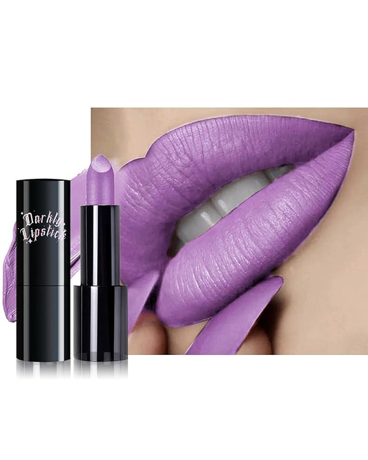 Purple Pink Lipstick,Long Lasting Lipsticks, Hydrating Matte Velvet Lip Stick,Intense Lip Color Non Stick Waterproof&Smudge Proof Lipsticks,Facial Beauty Lavender Lipstick Makeup for Halloween Party12