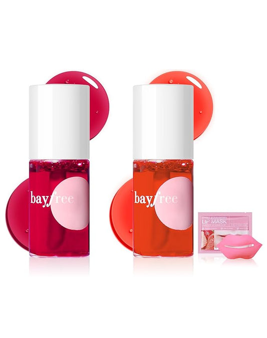 bayfree Lip Tint Stain Set, Lip Stain Long Lasting Lightweight Waterproof, Transfer-Proof, Non-sticky, Lip Makeup Matte Finish