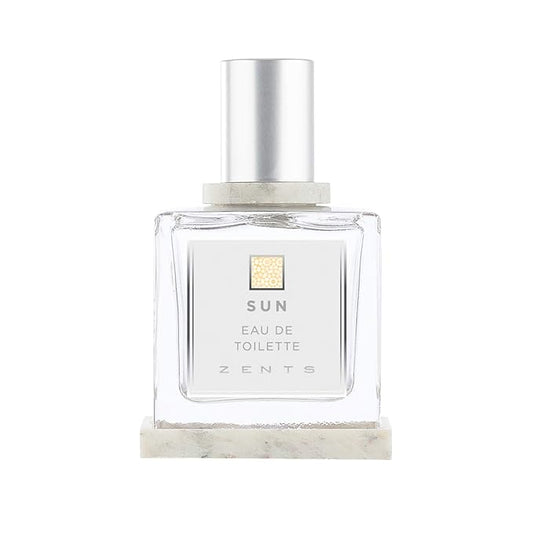 Zents Eau de Parfum (Sun) for Women & Men | Long-Lasting Clean Fragrance with Vanilla, Sandalwood & Vetiver | Warm & Woody Scent | 1.69 oz