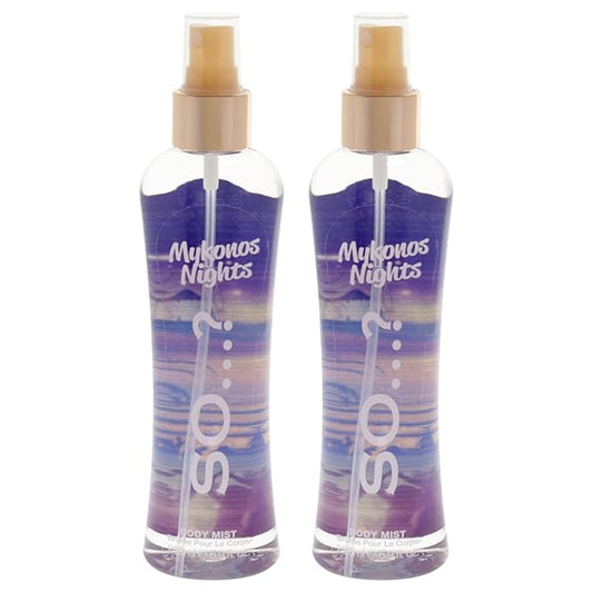 So...? Mykonos Nights Body Mist for Women - 6.9 oz Body Mist - Pack of 2