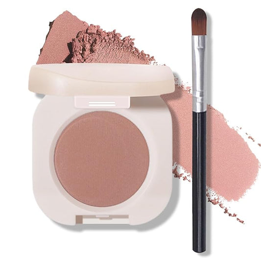 Rose Pink Matte Eyeshadow, Ultra Fine Lightweight Powder, Multiuse Blendable Makeup, High Pigment, Daily Warm Tone Eyeshadow (03 Mist Rose)