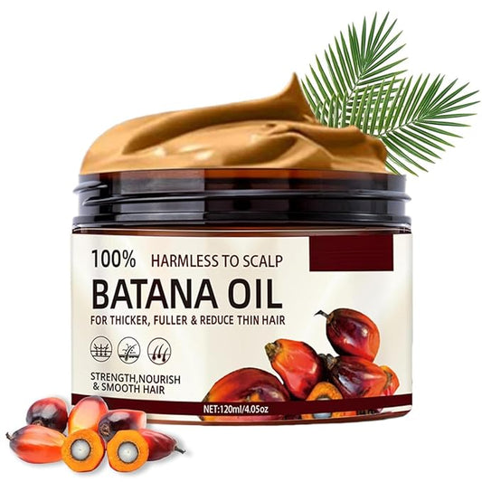 100% Raw Batana Oil for Hair Growth, Natural Raw and Pure Unrefined Batana Oil Organic Hair Oil Prevent Hair Loss, Restores Damaged Hair and Scalp, 4.2 OZ (1 PCS)