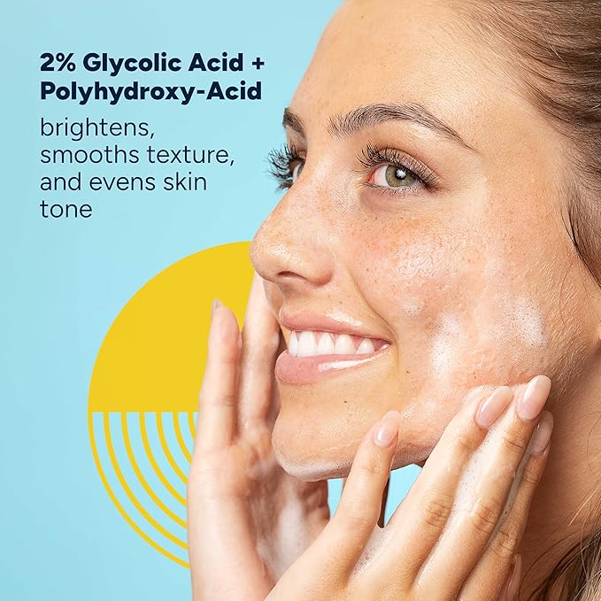 Dickinson’s Witch Hazel Exfoliating Bubble Toner with 0.5% Salicylic Acid, Glycolic Acid & Niacinamide | Clears Pores, Smooths Texture, Brightens Skin | Alcohol-Free, Fragrance-Free | 5 Fl Oz